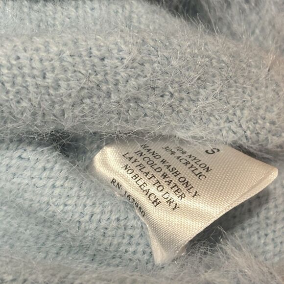 Pretty Garbage Women Size S Long Sleeve Cardigan Light Blue - Picture 6 of 11